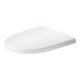 Duravit Abattant WC en D avec frein, 45,7 cm, uni, blanc-1