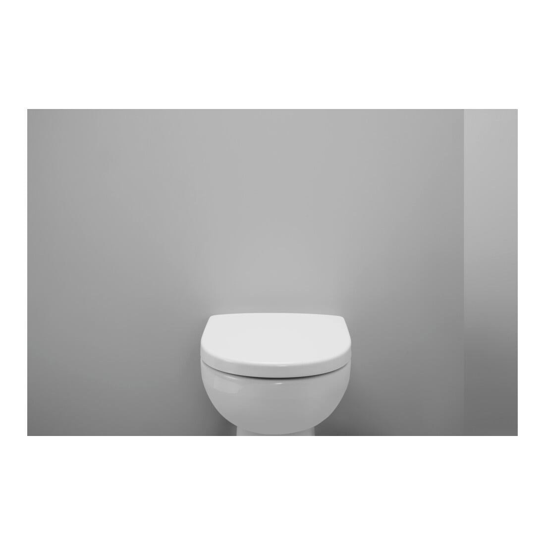 Duravit Abattant WC en D avec frein, 45,7 cm, uni, blanc