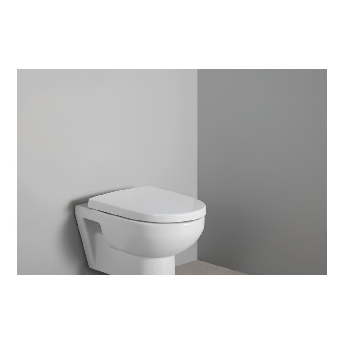 Duravit Abattant WC en D avec frein, 45,7 cm, uni, blanc