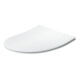 Duravit Abattant WC en D avec frein de chute, 42,1 cm, uni, blanc-1