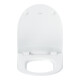 Duravit Abattant WC en D avec frein de chute, 42,1 cm, uni, blanc
