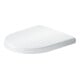 Duravit Abattant WC en D avec frein de chute, 43,2 cm, uni, blanc-1