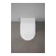 Duravit Abattant WC en D avec frein de chute, 43,2 cm, uni, blanc