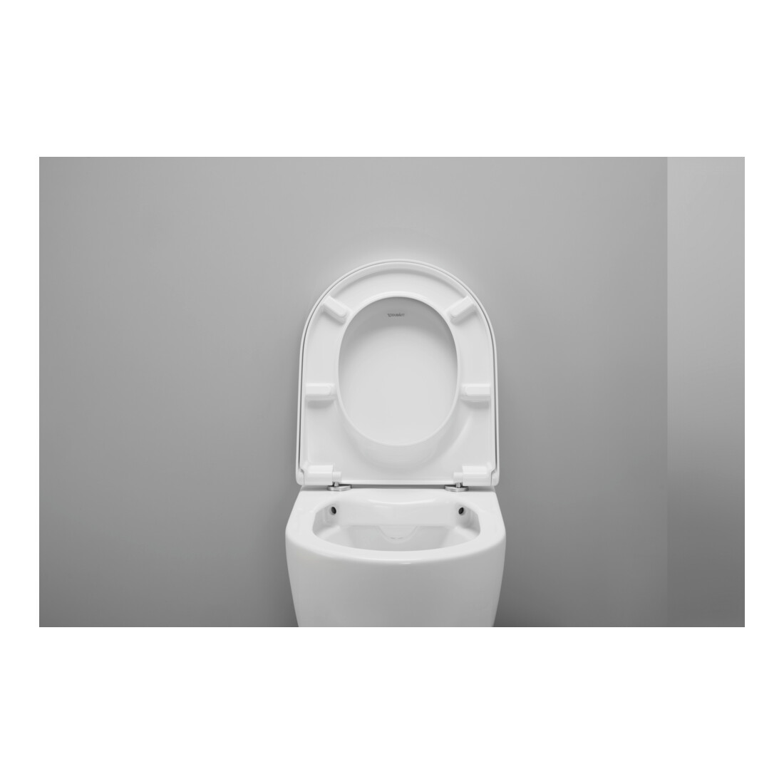 Duravit Abattant WC en D avec frein de chute, 43,2 cm, uni, blanc