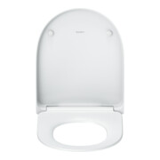 Duravit Abattant WC en D avec frein de chute, 43,8 cm, uni, blanc-4
