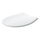 Duravit Abattant WC ovale avec frein de chute, 44,8 cm, uni, blanc-1