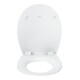Duravit Abattant WC ovale avec frein de chute, 44,8 cm, uni, blanc