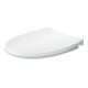 Duravit Abattant WC ovale avec frein de chute, 45,1 cm, uni, blanc-1