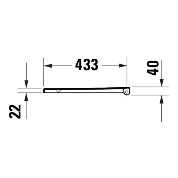 Duravit Abattant WC ovale avec frein de chute, 45,1 cm, uni, blanc