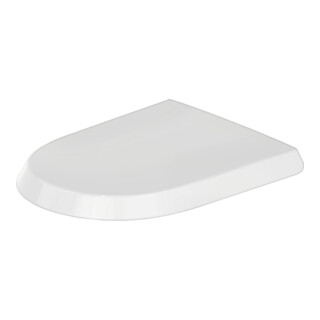 Duravit Abattant WC Qatego recouvrant, blanc brillant