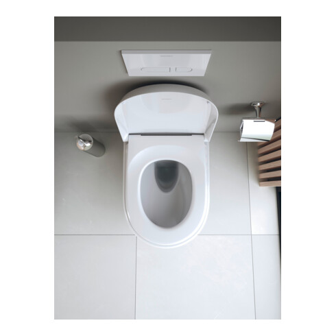 Duravit Abattant WC Qatego recouvrant, blanc brillant