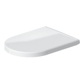 Duravit Abattant WC Starck 3 avec frein de chute, charnière inox, blanc