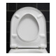 Duravit Abattant WC Starck 3 avec frein de chute, charnière inox, blanc-4