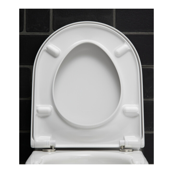 Duravit Abattant WC Starck 3 avec frein de chute, charnière inox, blanc