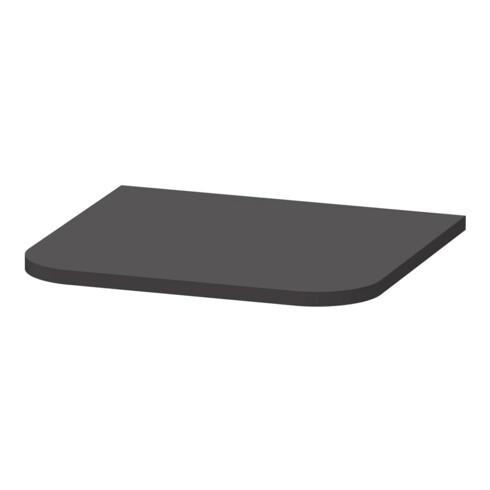 Duravit Abdeckplatte Happy D.2 Plus 40,3x36,4cm, f Halbhochschränke, gra m