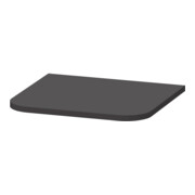 Duravit Abdeckplatte Happy D.2 Plus 40,3x36,4cm, f Halbhochschränke, gra m