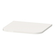 Duravit Abdeckplatte Happy D.2 Plus 40,3x36,4cm, f Halbhochschränke, we matt