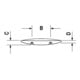 Duravit Ablage DURAPLUS 590 x 145 mm weiß-4