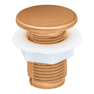 Duravit Ablaufgarnitur bron gebürstet, Blindstopfen, 25x25x30mm