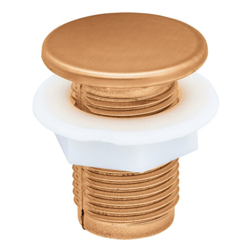 Duravit Ablaufgarnitur bron gebürstet, Blindstopfen, 25x25x30mm