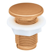 Duravit Ablaufgarnitur bron gebürstet, Blindstopfen, 25x25x30mm
