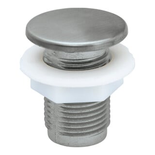 Duravit Ablaufgarnitur ES gebürstet, Blindstopfen, 25x25x30mm