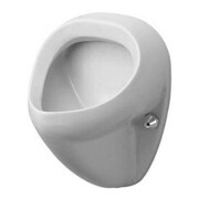 Duravit Absaug-Urinal Bill 36x35cm, Zulauf von hinten, weiß