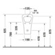 Duravit Absaug-Urinal DuraStyle 30x34cm, Zul. v hi., riml., o. Fl, weiß-5