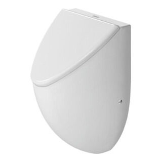 Duravit Absaug-Urinal Fizz 30,5x28,5cm, Zulauf von hinten, weiß