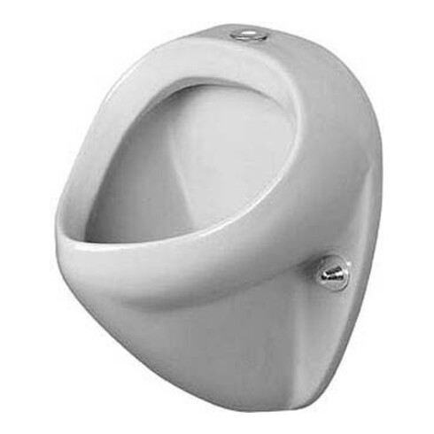 Duravit Absaug-Urinal Jim 36x35,5cm, Zulauf von oben, weiß