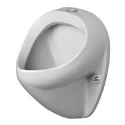 Duravit Absaug-Urinal Jim 36x35,5cm, Zulauf von oben, weiß