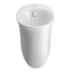 Duravit Absaug-Urinal White Tulip 32x34cm, Zul v hi, riml, o Fl, w HG-1