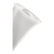 Duravit Absaug-Urinal White Tulip 32x34cm, Zul. v hi., riml., o. Fl, weiß