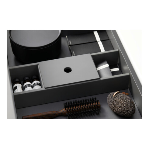 Duravit Aménagement intérieur 11,5x32 cm, pour meubles bas WT, noir