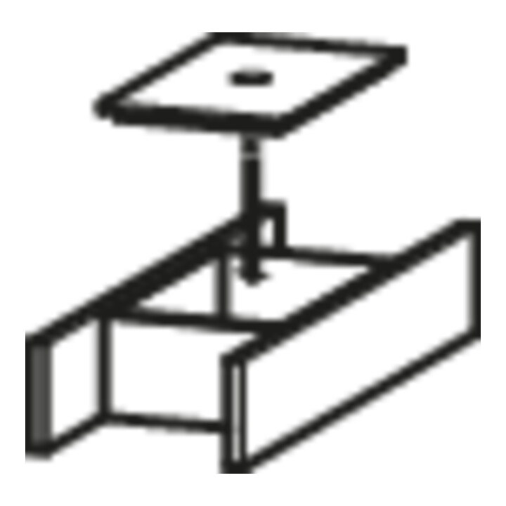 Duravit Aménagement intérieur 11,5x32 cm, pour meubles bas WT, noir