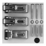 Duravit Ancrages de baignoire 10 cm, 3 pcs, pour fixation et support-1