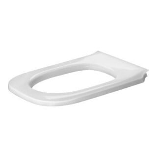 Duravit Anneau de siège WC D-Code Vital en ABS, version allongée, charnière ES, blanc