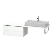 Duravit Armoire basse L-Cube 82x54,7 cm, blanc mat, sans poignée, 2 tiroirs