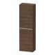 Duravit Armoire demi-haute D-Neo 40x24 cm, 1 porte, 4 étagères, à gauche, ch/nb foncé-1