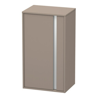 Duravit Armoire demi-haute Ketho 50x36x88 cm, porte à gauche, basalt mat
