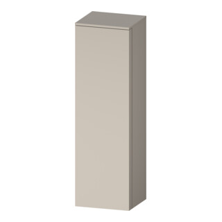 Duravit Armoire demi-haute Qatego 40x36x132 cm, 1 porte, connex. gauche, taupe mat