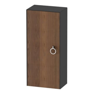 Duravit Armoire demi-haute White Tulip 40x24x88 cm, 1 porte à gauche, gris mat US