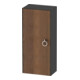 Duravit Armoire demi-haute White Tulip 40x24x88 cm, 1 porte à gauche, gris mat US-1