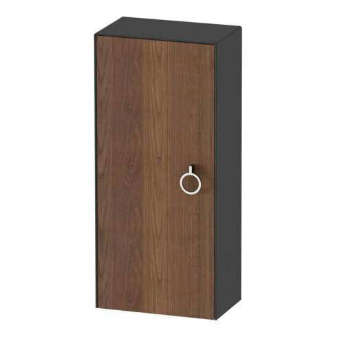 Duravit Armoire demi-haute White Tulip 40x24x88 cm, 1 porte à gauche, gris mat US