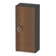 Duravit Armoire demi-haute White Tulip 40x24x88 cm, 1 porte, gris brillant-1
