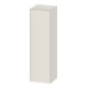 Duravit Armoire demi-haute White Tulip 40x36x132 cm, 1 porte, à droite, Nordwes mat-1