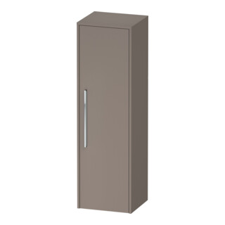 Duravit Armoire demi-hauteur D-Code 40x132x36 cm, 2 étag., verre clair, droite, base maçonnée
