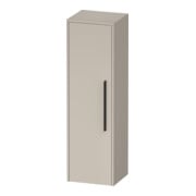 Duravit Armoire demi-hauteur D-Code 40x132x36 cm, 2 étagères, noir, gauche, Tau ma