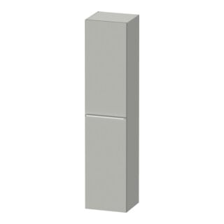 Duravit Armoire haute D-Neo 40x36 cm, 1 porte, 5 étagères, à droite, chromé/béton mat