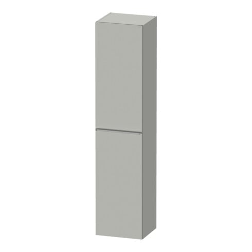 Duravit Armoire haute D-Neo 40x36 cm, 1 porte, 5 étagères, à droite, gris mat